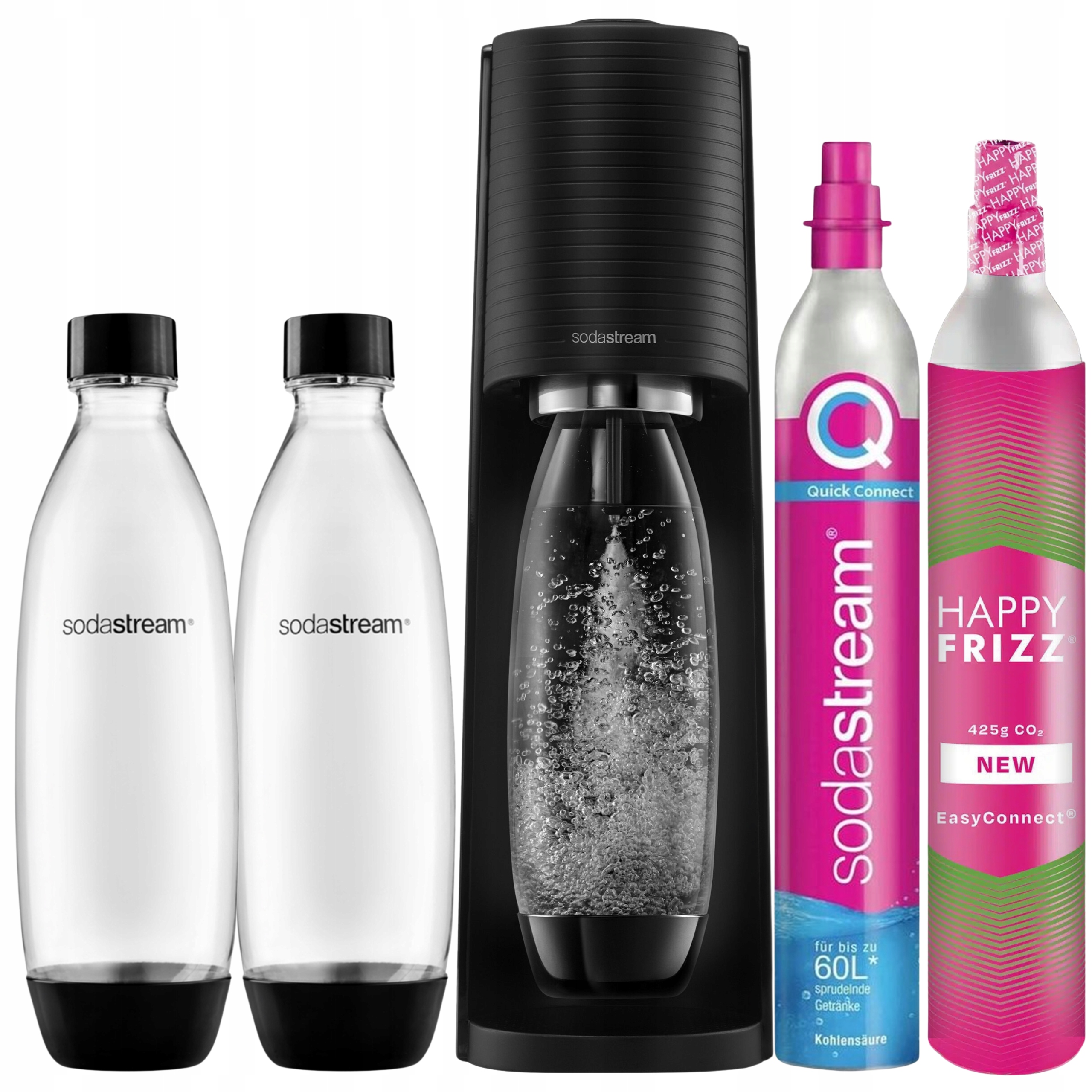 Výrobník Sody SodaStream Terra na sycení vody 2 lahve 2x láhev s CO2 plynem