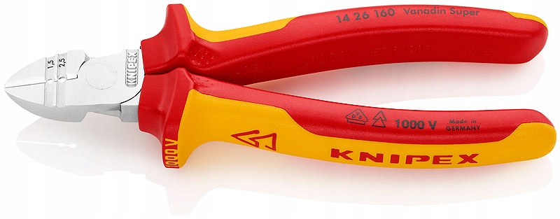 Knipex Izolované Bočné Kliešte 160 mm
