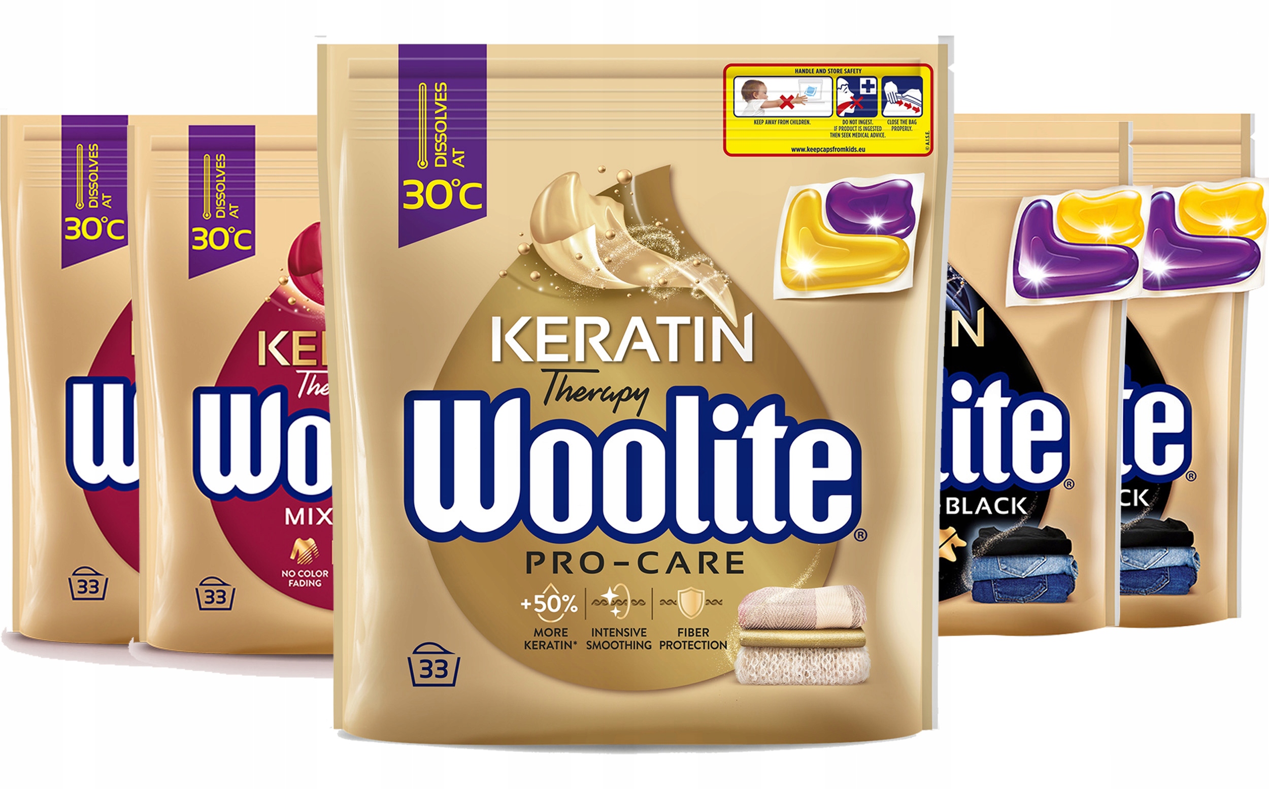 

Kapsułki do prania Woolite MIX 165 prań Zestaw