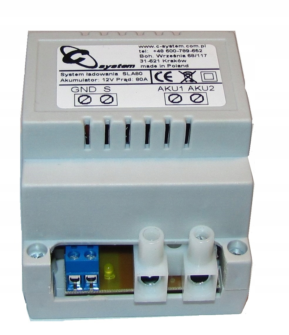 Separator ladowania akumulatorow SLA 150 C system