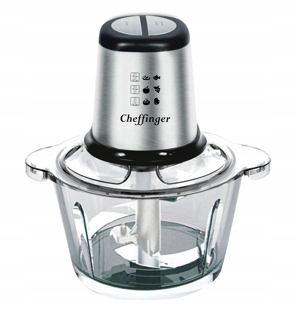 Elektryczny Rozdrabniacz Szatkownica Siekacz do Owoców Warzywa Mięsa 500W