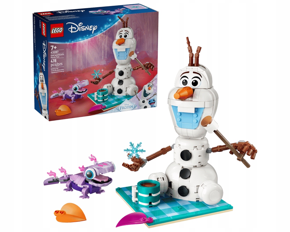 Lego 43287 Disney Piknikový set Olafa a Brunieho 7+ 478ks
