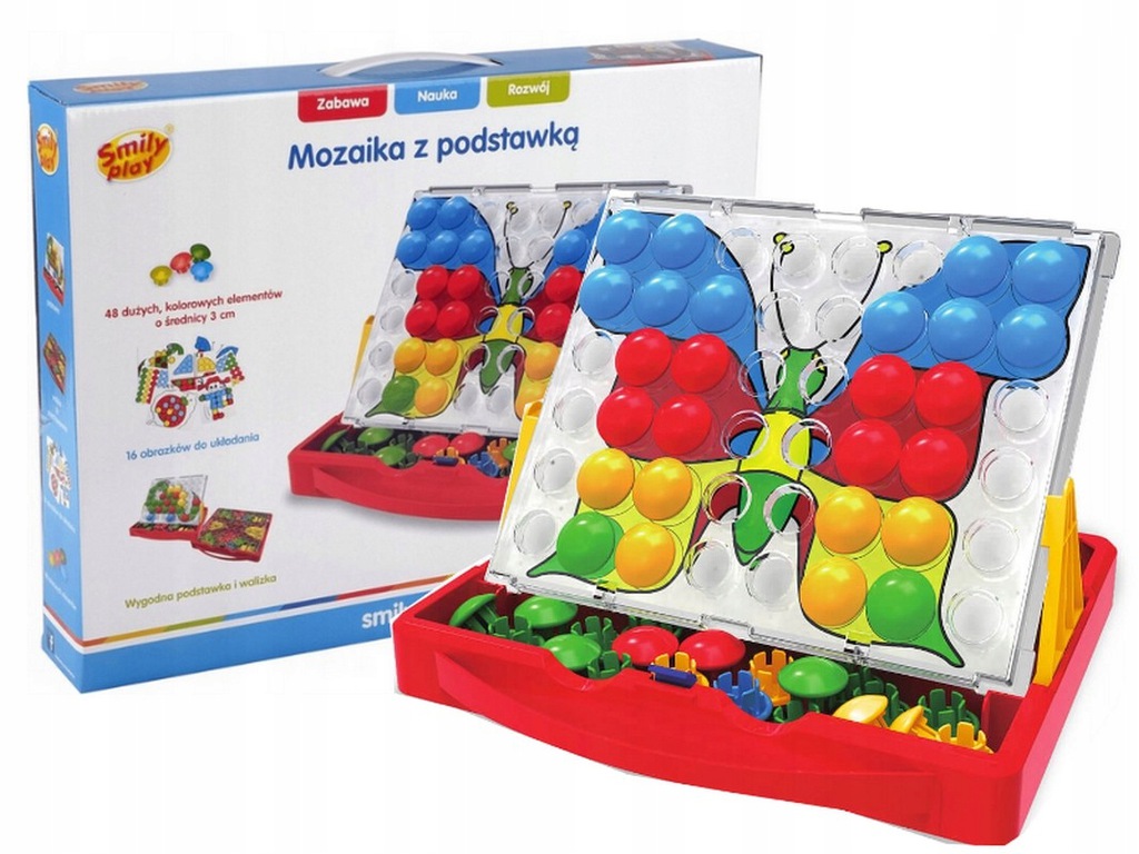 

Smily Play Mozaika Podstawką Guziczkowa Układanka