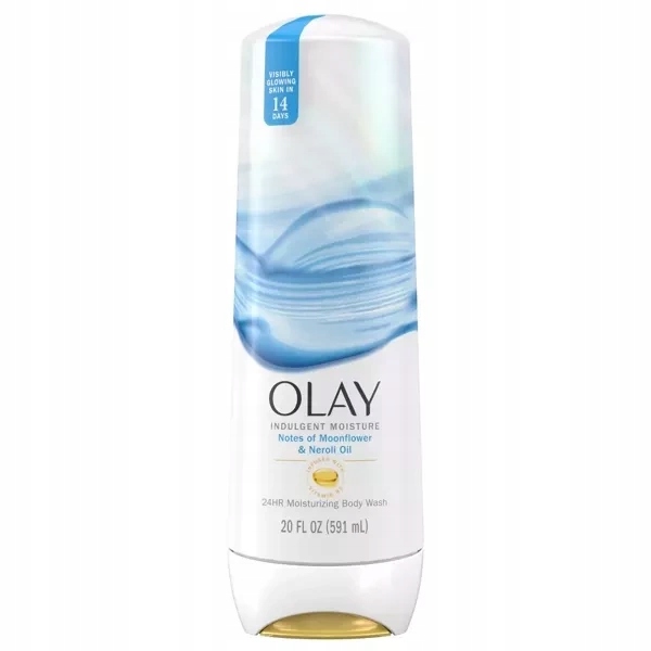 Olay Indulgent MoistureMoonflower & Neroli Oil 591 ml Gel na mytí těla