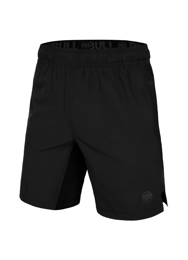 Męskie Spodenki Sportowe Pitbull Treningowe Pro+ Inside Solid Black