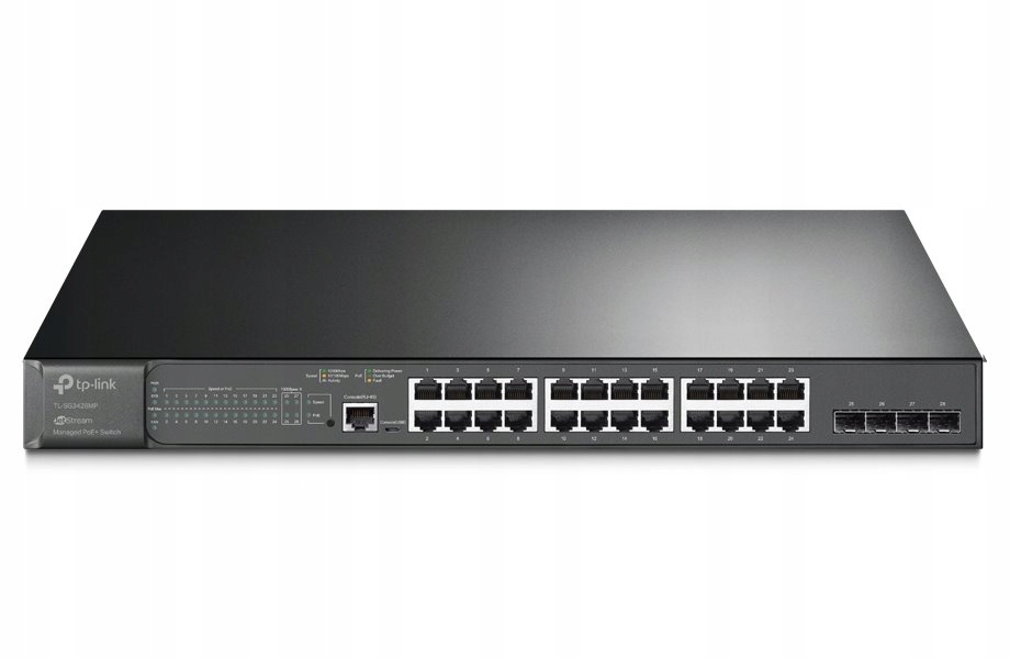 TP-Link TL-SG3428MP JetStream 24-PoE+ port Gigabit 384W L2+ Managed Switc