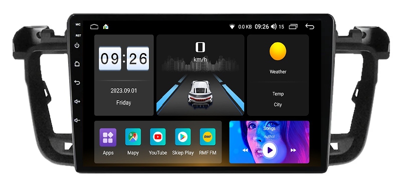 PEUGEOT 508 NAJNOWSZY ANDROID CARPLAY RADIO NAWIGACJA