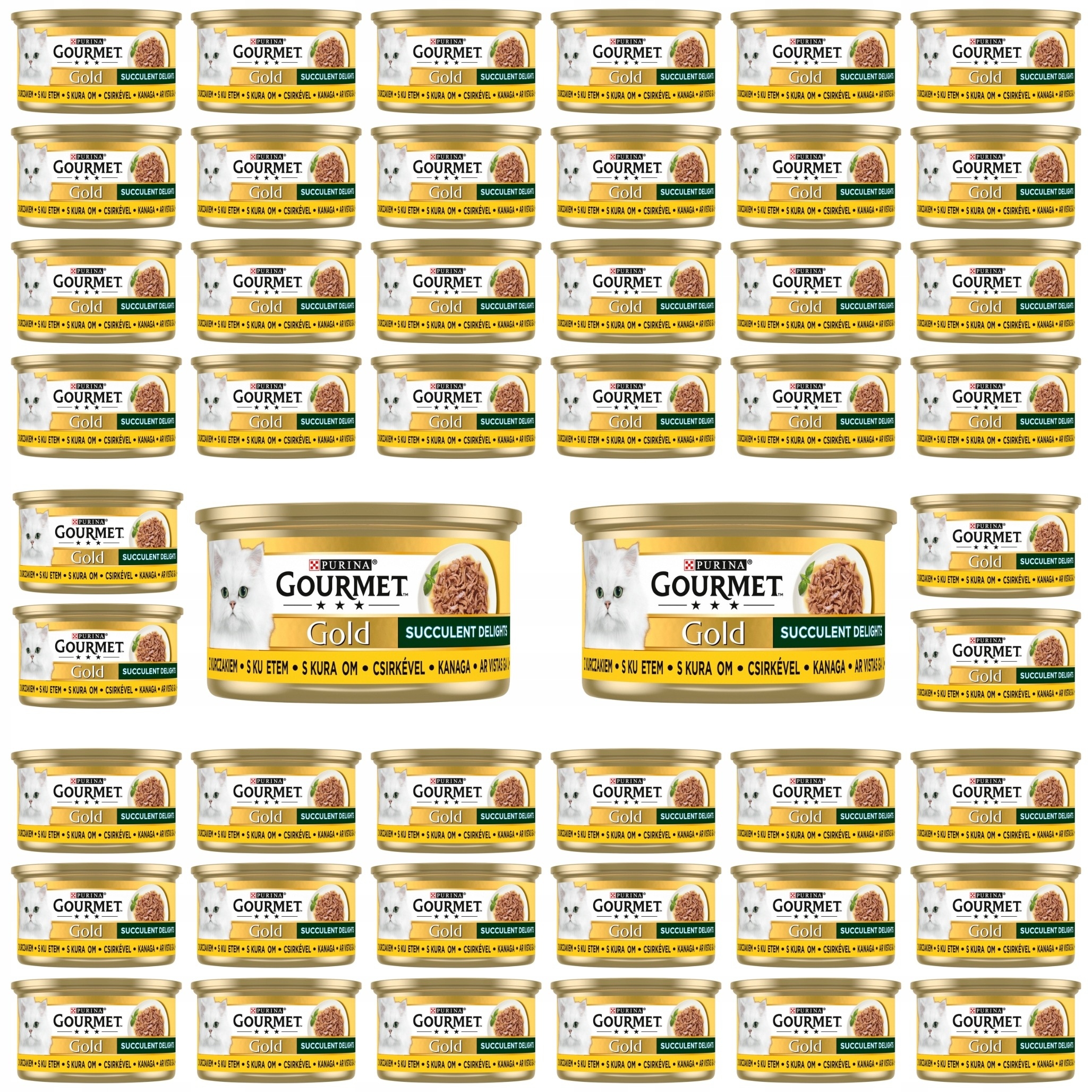 Karma mokra Gourmet Gold Delights kurczak 48x85g