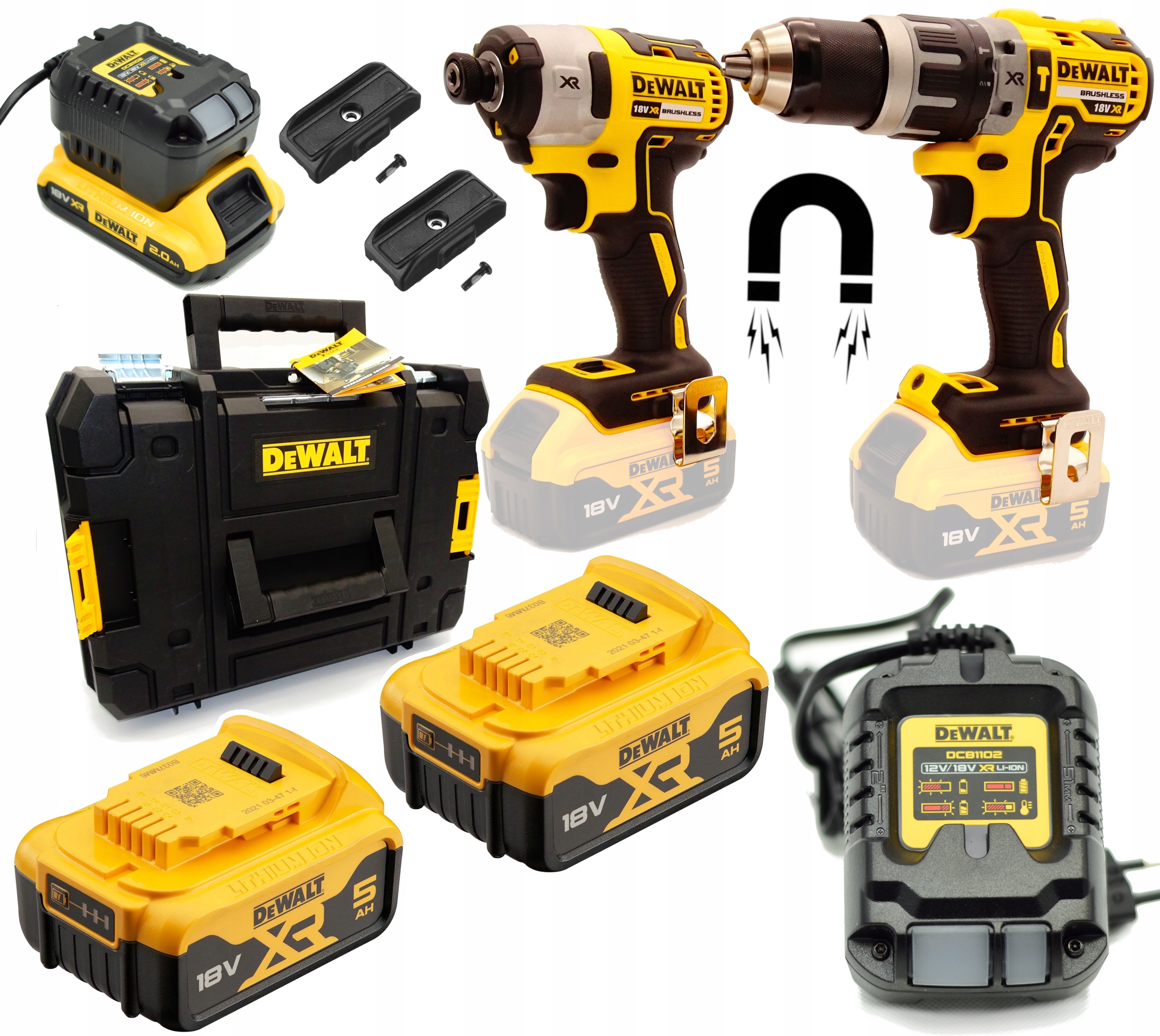 Dewalt DCK266P2 Wiertarka ZAKRĘTARKA18V Zestaw