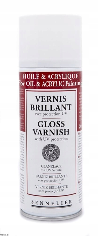 Sennelier Verniks Lesklý Olej-akryl 400MLSPRAY