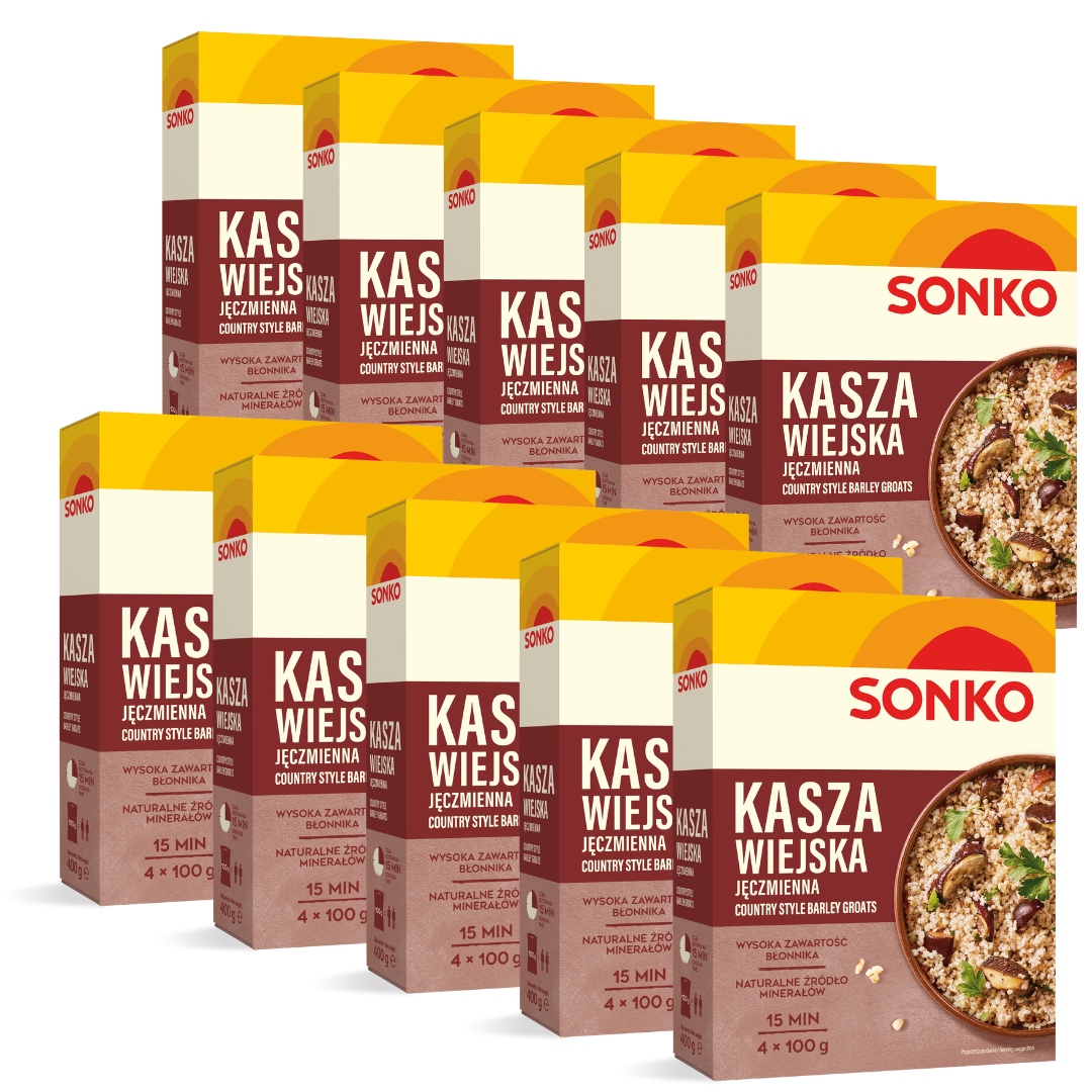 Levně Sonko Country ječná krupice 4 x 100 g 12 kusů