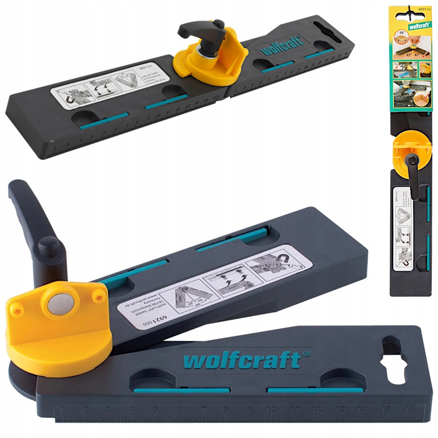 

Kątownik nastawny Wolfcraft kątomierz 6921000