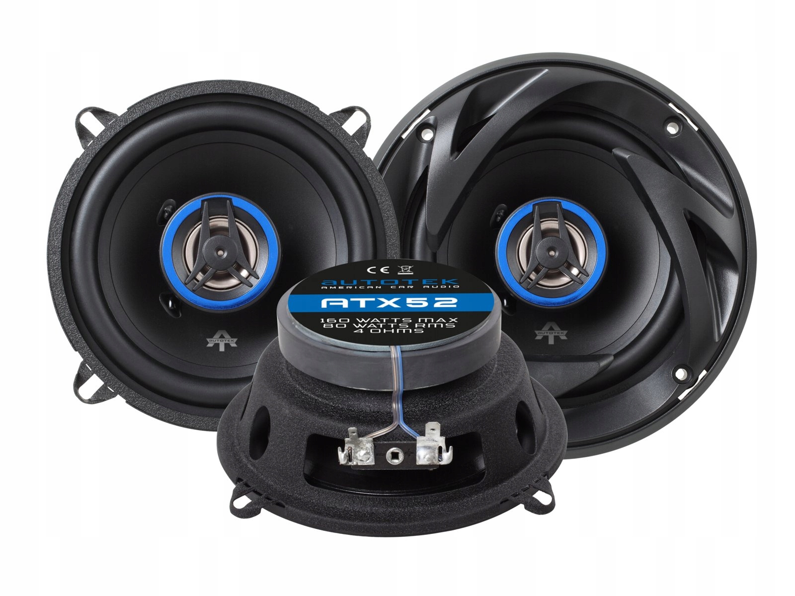 Autotek ATX52 Reproduktory do auta 13 cm 130 mm maskovací prvky – 2 drahé