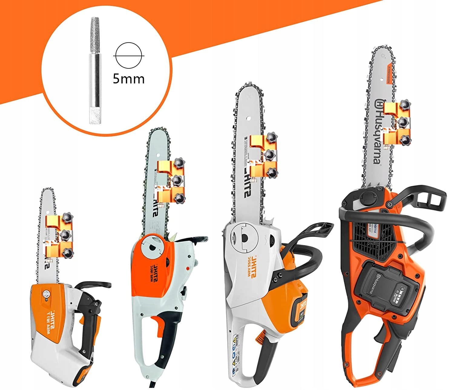 OSTRZAŁKA ŁAŃCUCHÓW PIŁY SPALINOWEJ PILARKI RĘCZNA YOUKUKE Stan opakowania oryginalne