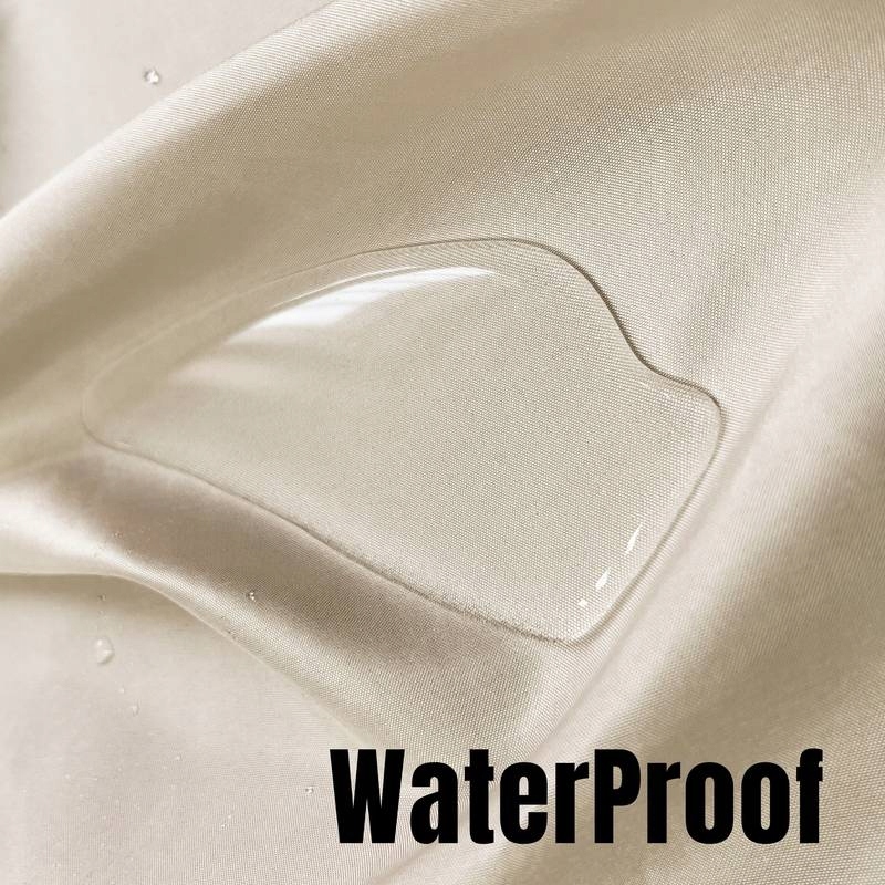 Zasłona ogrodowa tarasowa do altany na przelotkach 254 x 304 cm srebrzysta Marka bez marki