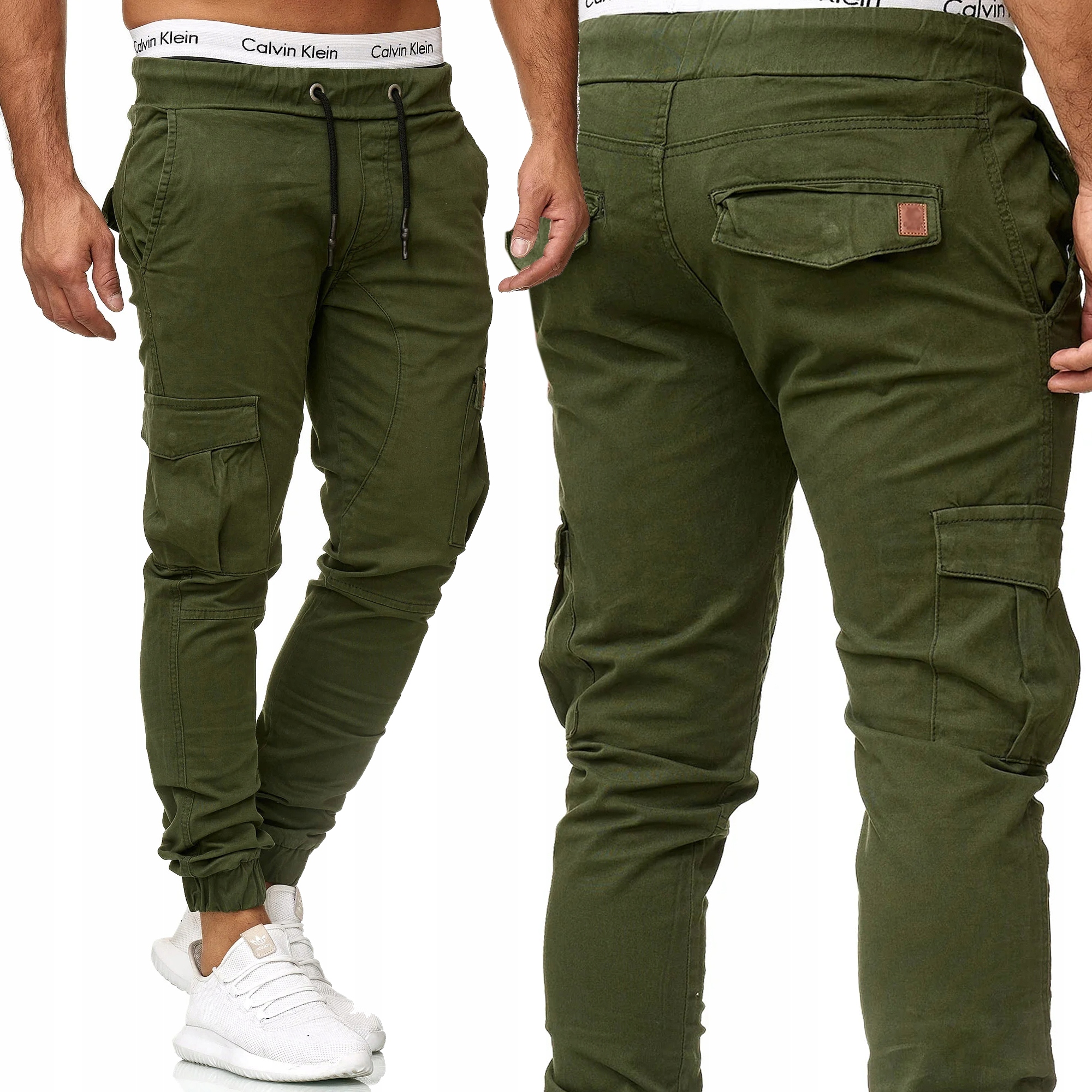 

Spodnie Męskie Joggery Jeansy Bojówki Slimfit