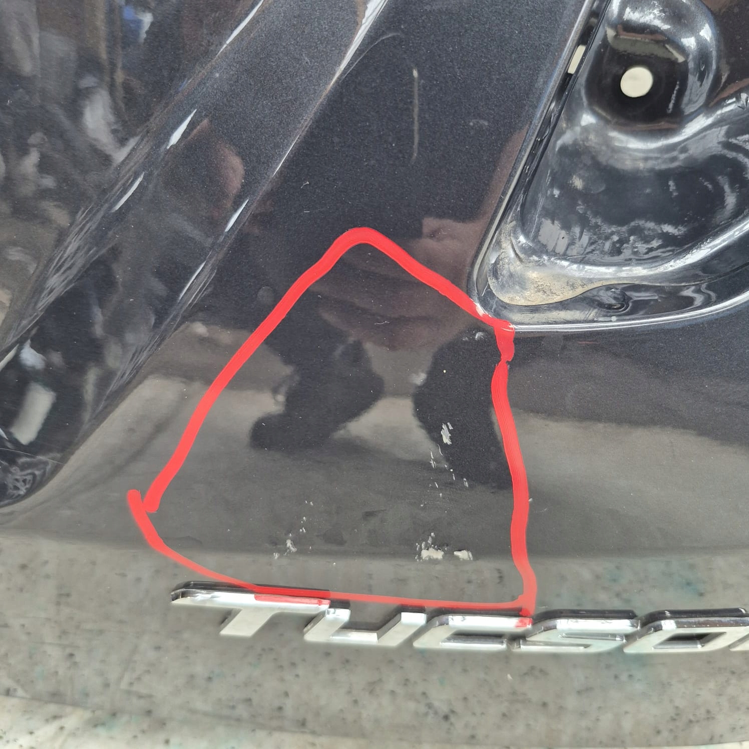HYUNDAI TUCSON IV 20- trunk door boot rear part rear