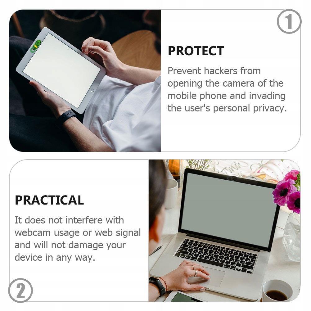 OSŁONA KAMERY BLOKADA KAMERY INTERNETOWEJ TABLET LAPTOP Kod producenta 13534704