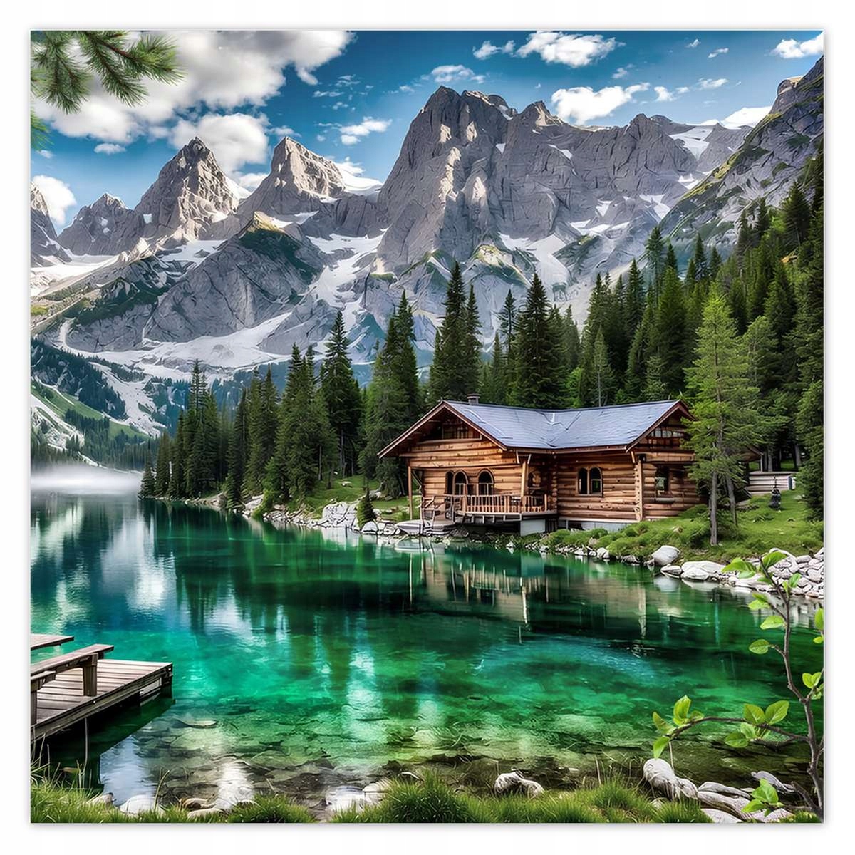 Naklejki 140x140 Na Ścianę Góry Natura Widok