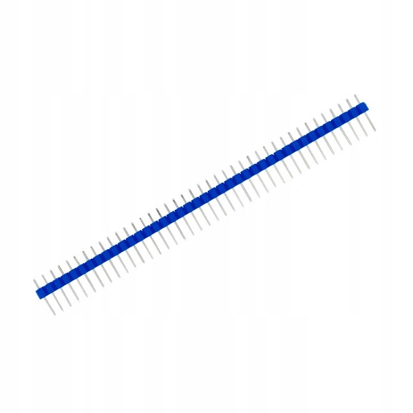 Listwa Goldpin 40PIN (raster 2.54) niebieska