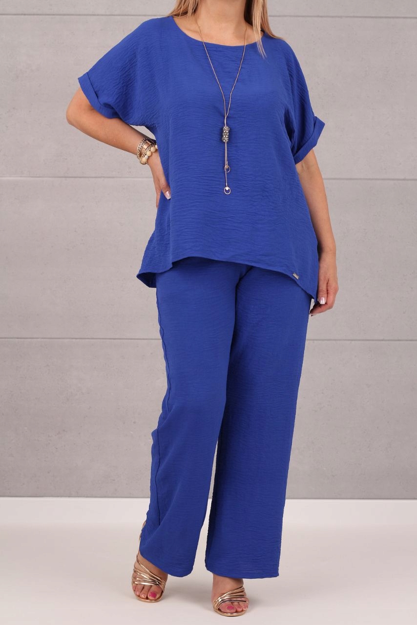 KOMPLET DAMSKI NA LATO DUŻE ROZMIARY POLSKI PRODUCENT ZWIEWNY SZEROKI Płeć kobieta