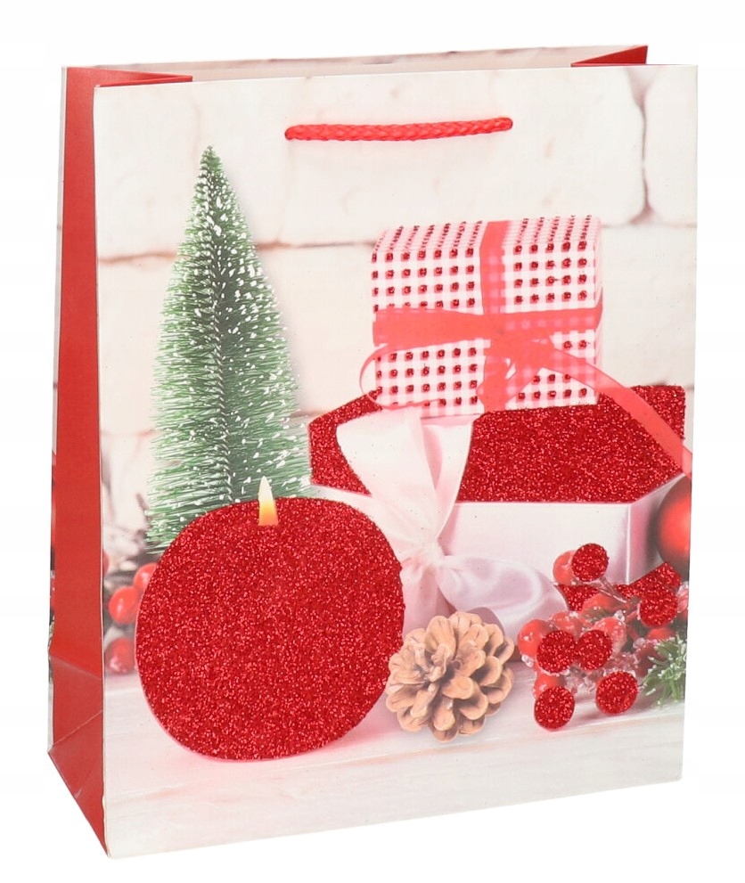 

Torebka Papierowa Świąteczna Torba 23CM