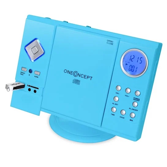 DESIGNERSKIE RADIO WIEŻA STEREO BLUETOOTH CD SD Stan opakowania oryginalne