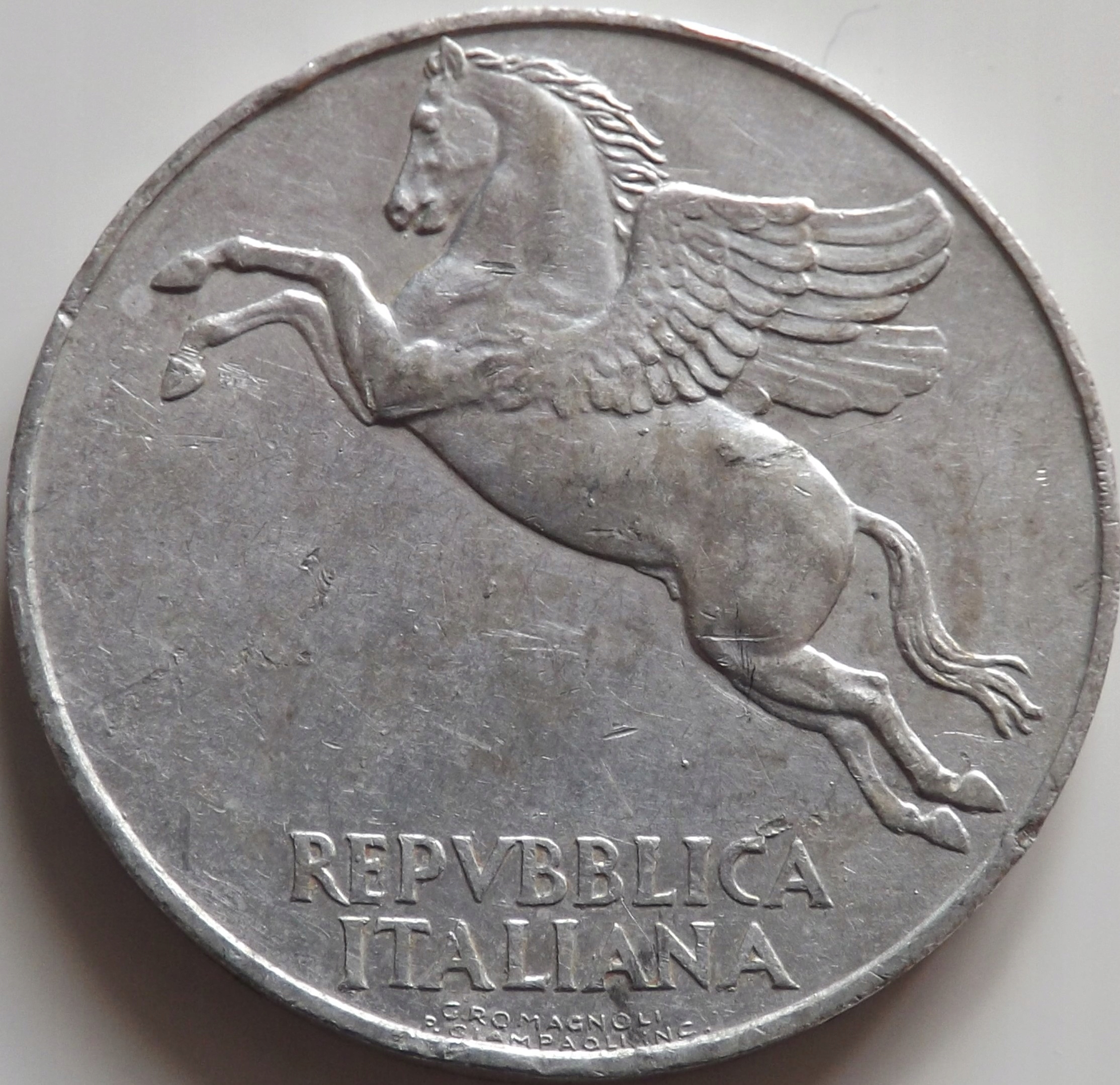 Włochy 10 Lirów 1948 PEGAZ st. 3++