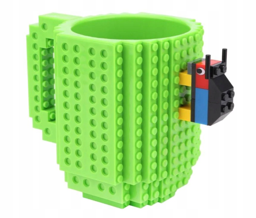 

Kubek Klockowy Do Lego Klocki Zielony