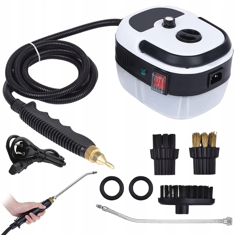 Odkurzacz Parowy 2500w Z Długim Kablem Myjka Parowa Dezynfekująca 1000ml