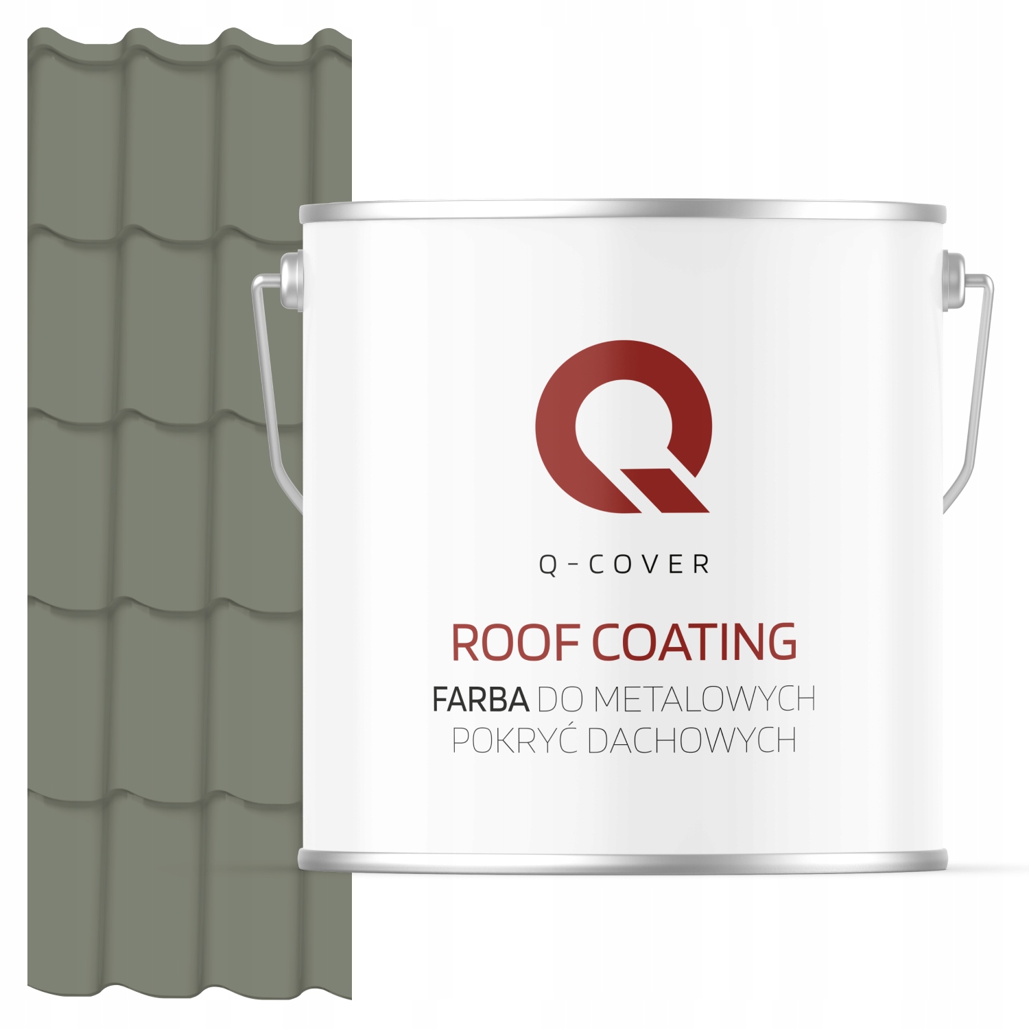 Farba Na Kovové Strechy Z Plechu Cementová Pozinkovaná Šedá Ral 7033 5 L Polomatná