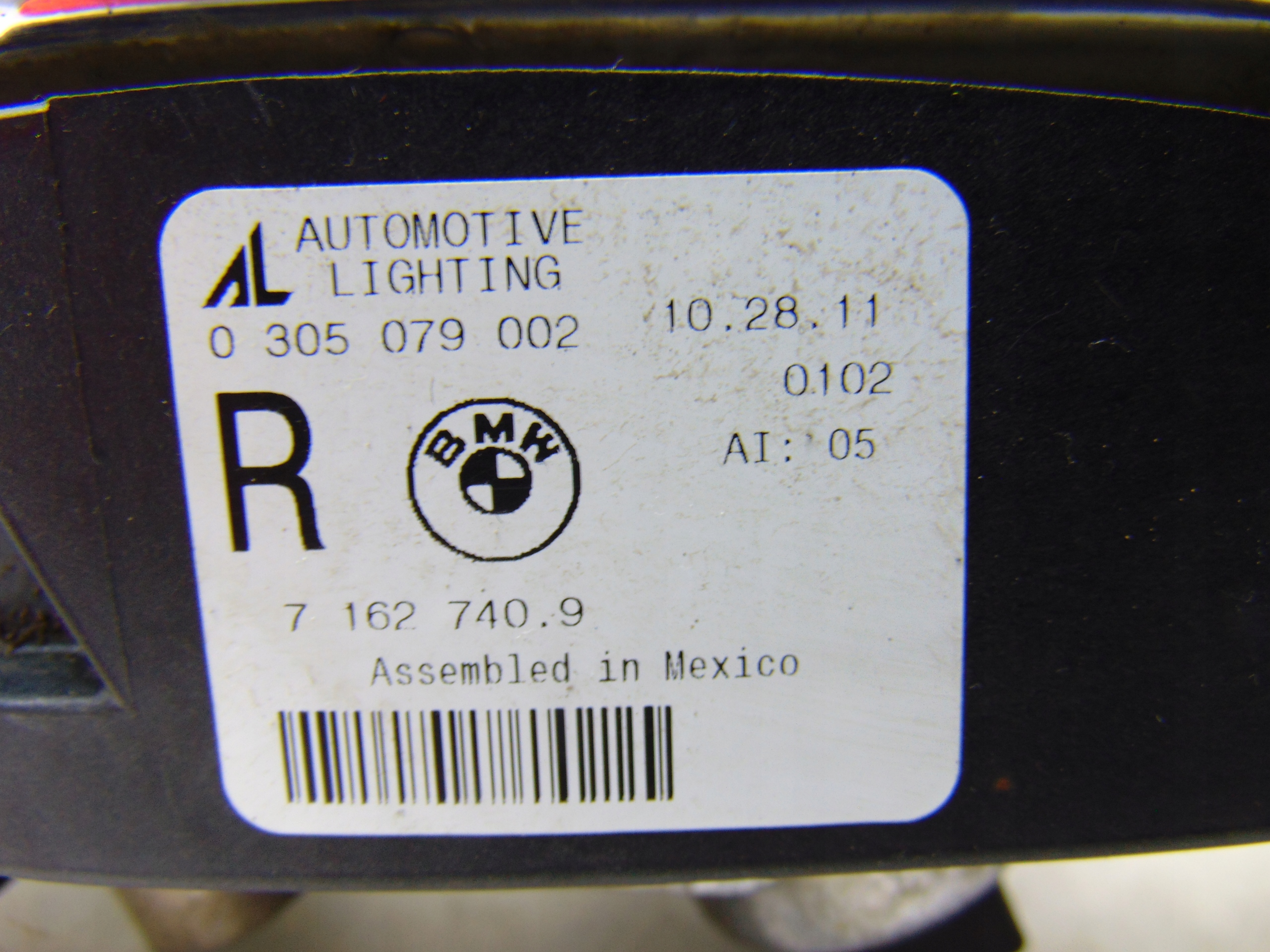 ГАЛОГЕН правый передний BMW Z4 E85 РЕСТАЙЛИНГ 7162740