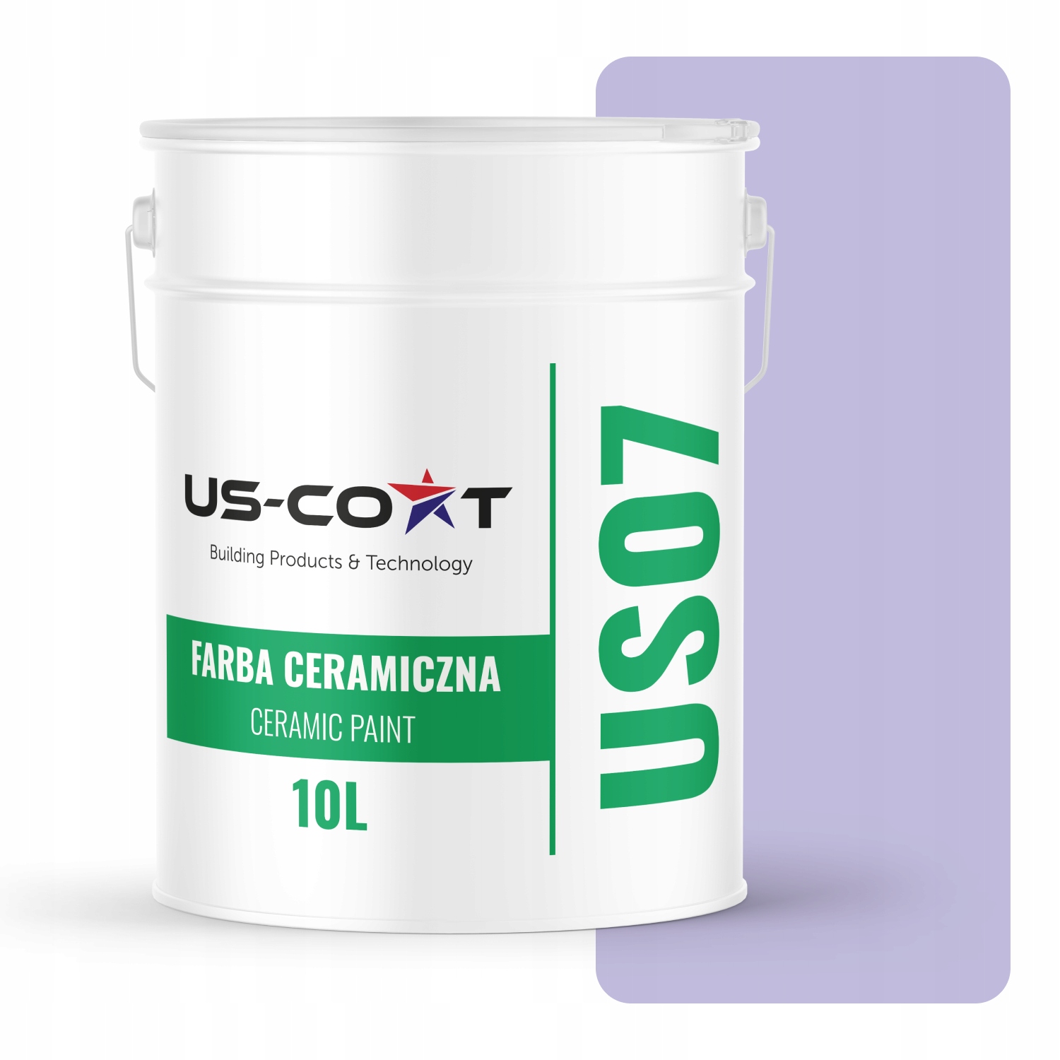 Keramická Farba Fialová Svetlá H2651 10L Hlboká Matná Na Stropné Steny