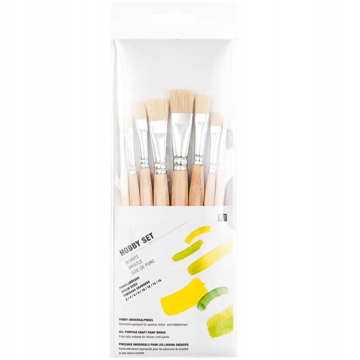 Zestaw pędzli Hobby Set Rico Design 8 szt.