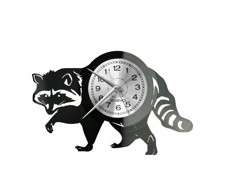 Mýval Nástěnné Hodiny Vinylová Deska Dárek Památka K Narozeninám Pro Ni