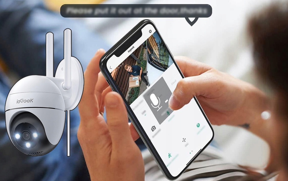 Kamera kopułkowa (dome) IP ieGeek ZS-GQ2 2K 3MPx 1296P 4x ZOOM 2szt 3 Mpx Model ZS-GQ2 2K 3MPx 1296P 4x ZOOM 2szt