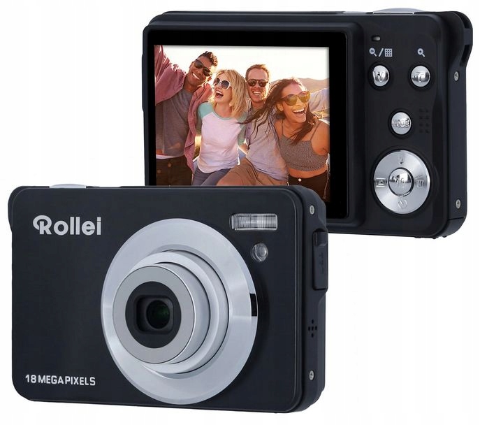 Digitální Fotoaparát Rollei LCD displej 18MP 8X Hybridní zoom Hdv video