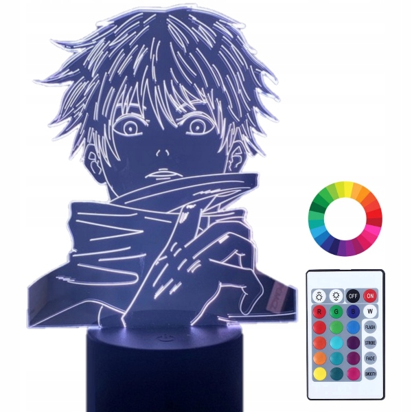 

Lampka Nocna 3D Led Satoru Gojo Jujutsu Kaisen