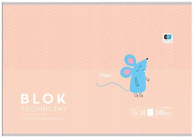 Blok Techniczny A4 10 Kartek Białych Interdruk Rodzaj techniczny