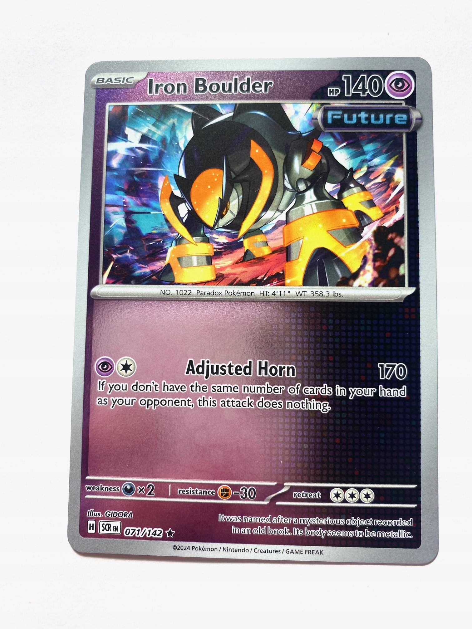 Stellar Crown Reverse 071/142 Iron Boulder