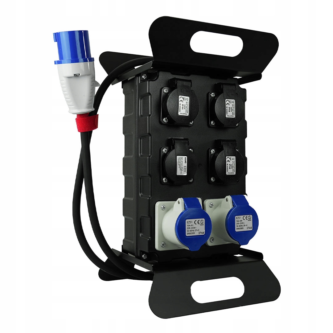 Stavebný rozvádzač kempingový Plastrol W-00886 Hand 1,5 m 3x2,5 mm Usb zabez