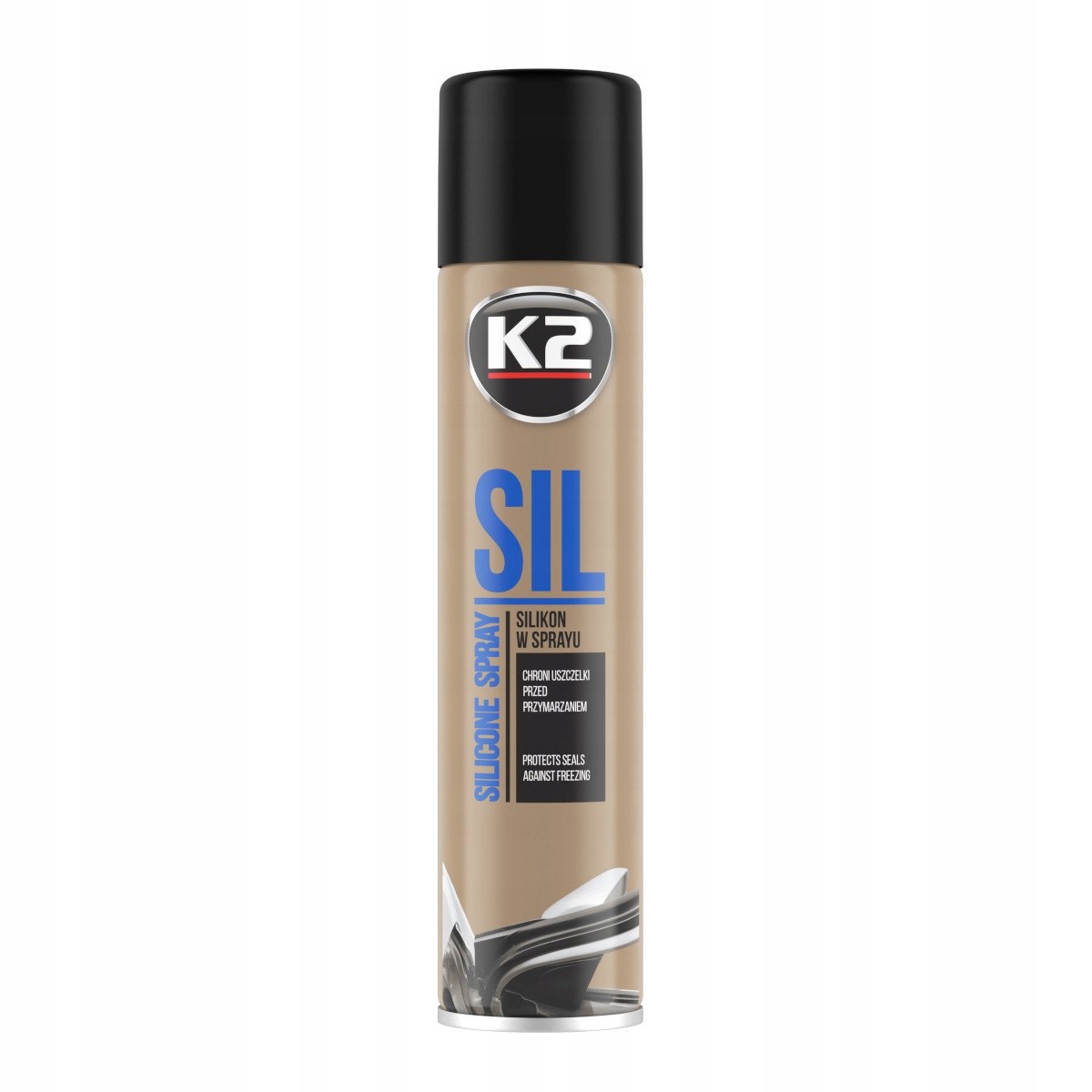 K2 SIL - 100% SILIKON W SPRAYU DO USZCZELEK 300 ml Pojemność w ofercie 300 ml