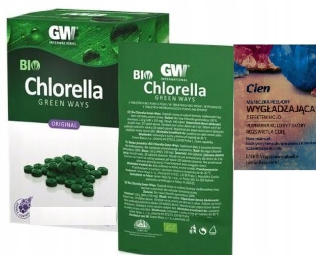Chlorella Pyrenoidosa Green Ways 1320 szt. 330g Zielonki