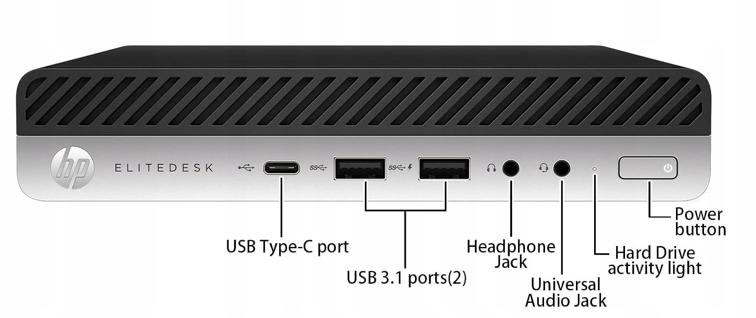 Komputer HP EliteDesk 800 G5 Mini i5-9500T 16GB 512GB SSD WiFi BT Win11Pro Seria Intel Core i5