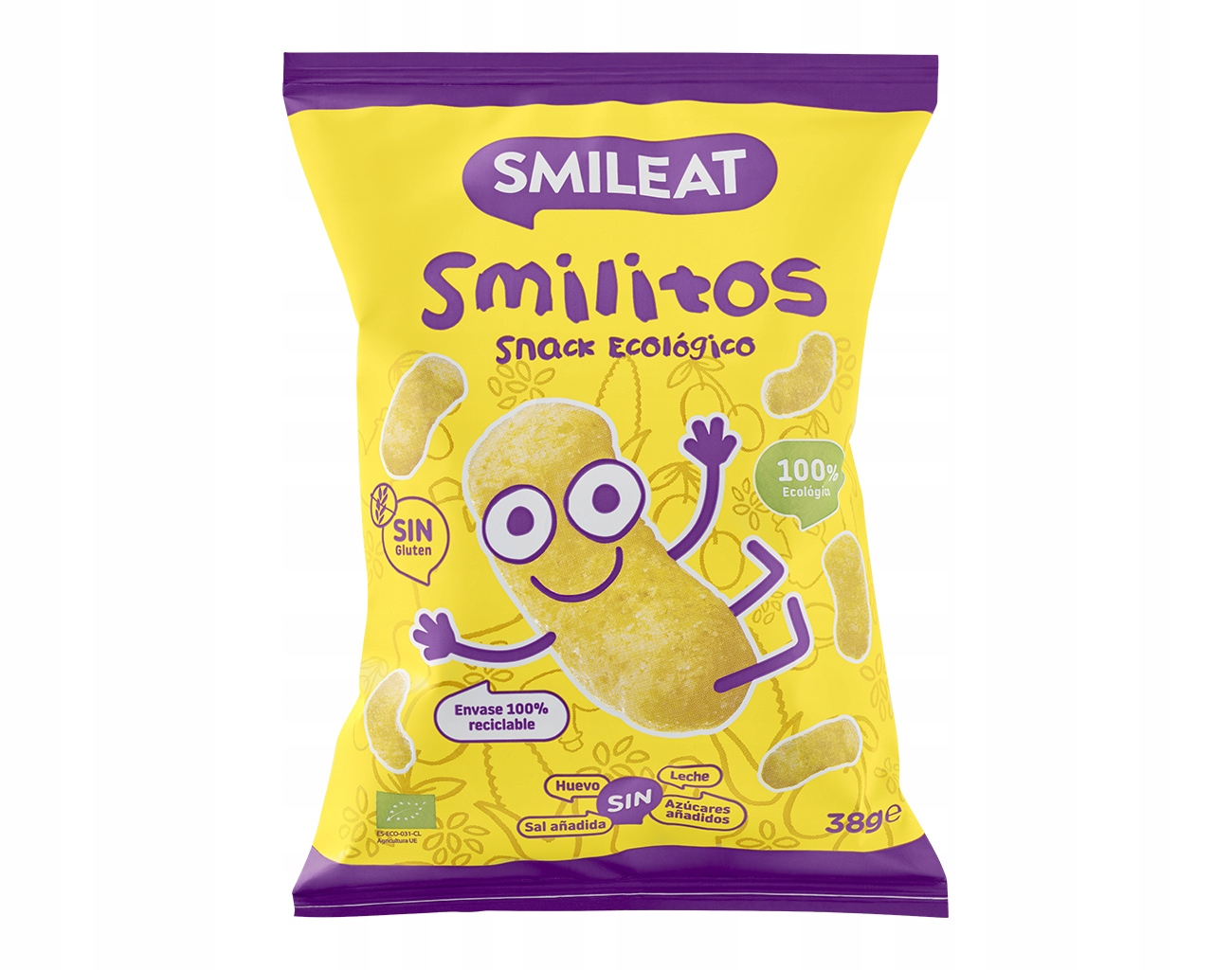 Levně Kukuřičné křupky Smileat Smilitos bio 38 g