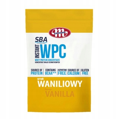 1x 700 g Mlekovita sba wpc koncentrát syrovátkových vanilkových bílkovin