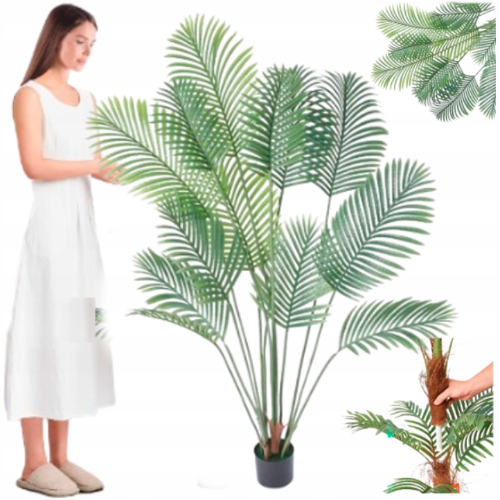 Umělá Palma Stromek Do Obývacího Pokoje Jako Živá Terasa Balkon V Květináči 180cm