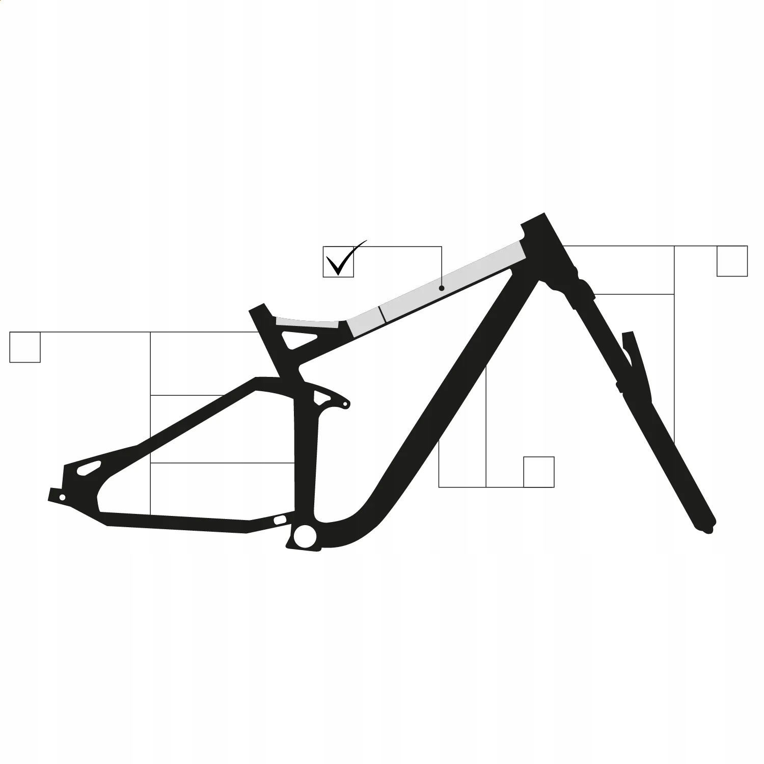 FOLIA NA ROWER OCHRONNA NAKLEJKI OCHRONNE POŁYSK STANDARD BASIC BIKE Kod producenta FO-BA-BPS