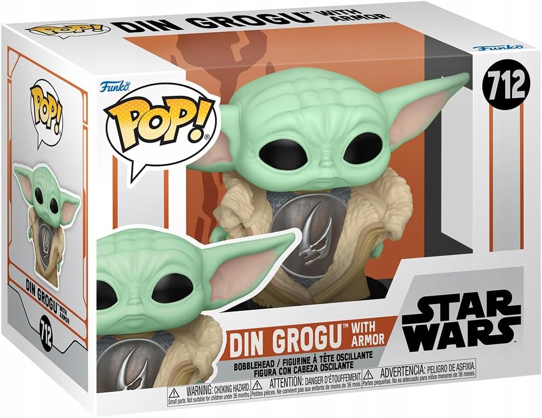 Funko Pop! Star Wars: the Mandalorian 0- Grogu (The Child, Baby Yoda) (Gr