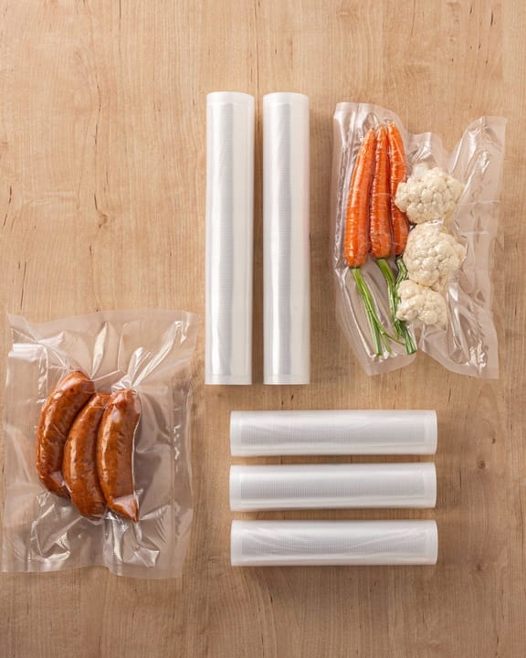 HOFFEN Folia do pakowania próżniowego dwuwarstwowa do zgrzewarki 28x300cm Długość 28 m